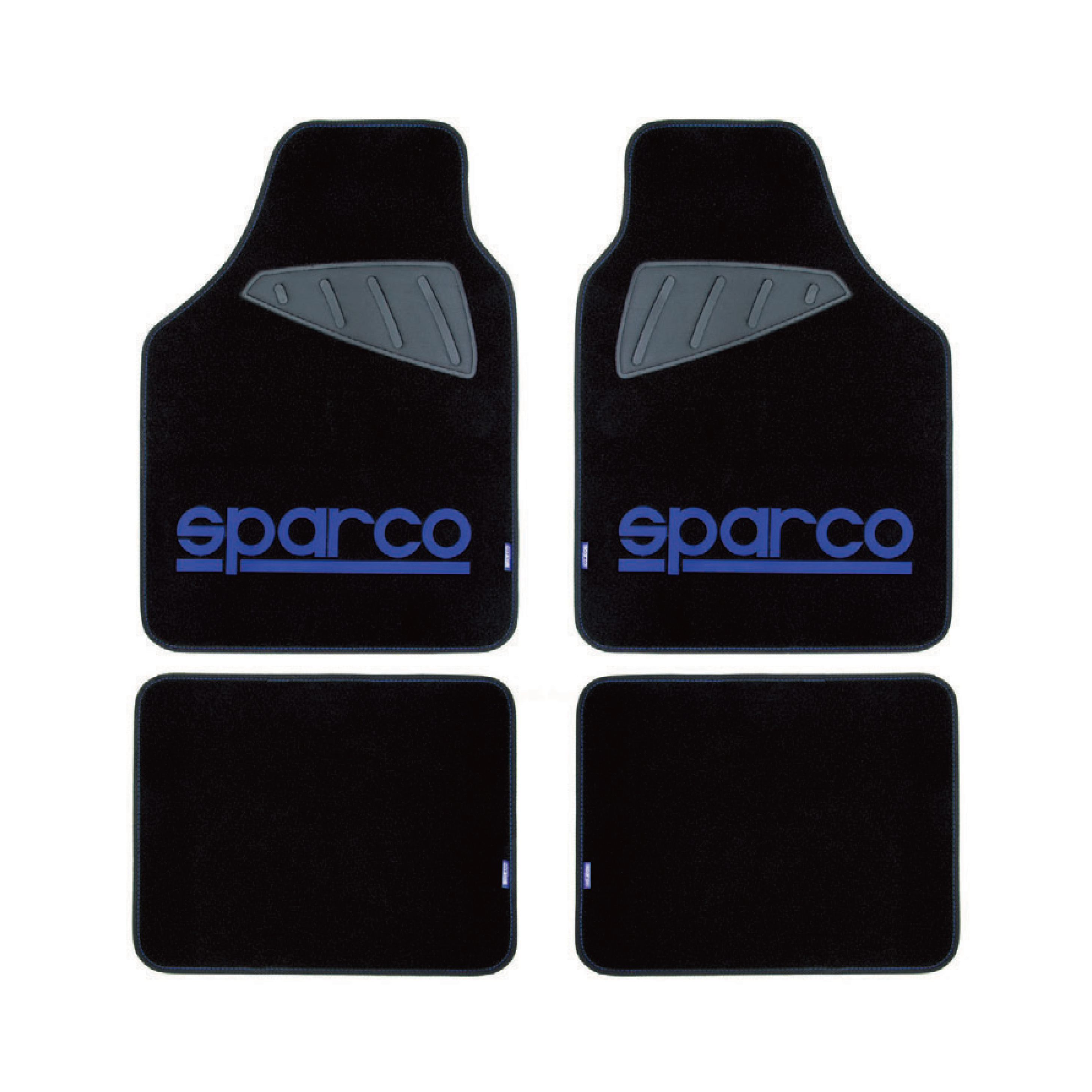 Sparco Auto paklāji, melni/zili