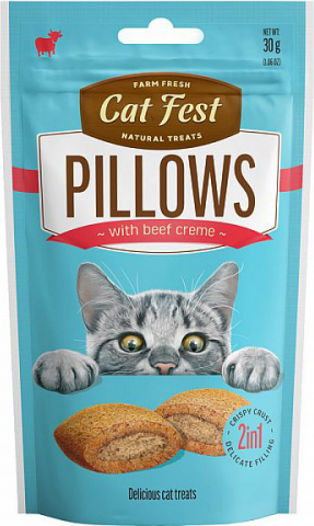 CatFest spilventiņi ar liellopu gaļas pildijumu