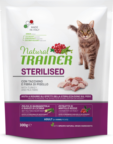 NT CAT STERILISED TURKEY 300 G