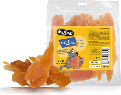 HAU&MIAU chicken jerky tenders 500g -