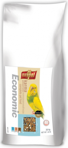 Vitapol ECONOMIC Pilnvērtīga barība viļņainajiem papagaiļiem