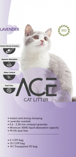 ACE Lavender CAT LITTER 10 LT