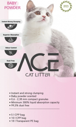 ACE Baby Powder CAT LITTER 5