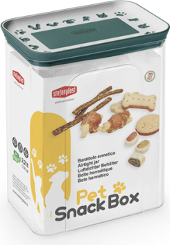 Konteiners gardumiem SNACKBOX 2.2l (balts/angļu