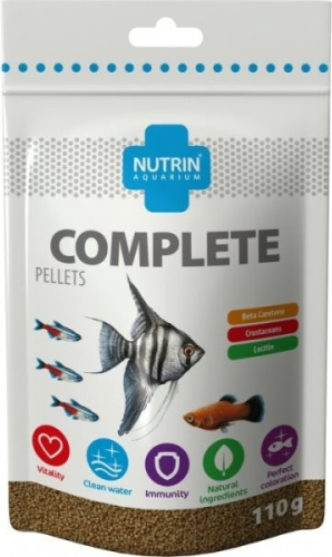 NUTRIN Aquarium - COMPLETE PELLETS 110gr