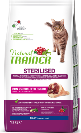 NT CAT ADULT STERILISED DRY-CURED HAM&PEA