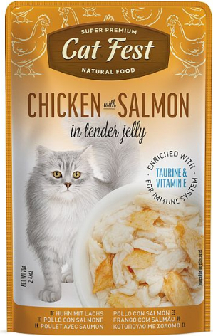 CatFest Chicken With Salmon in Jelly