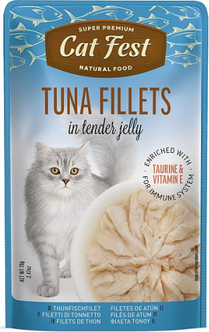 CatFest Tuna Fillets in Jelly 70g