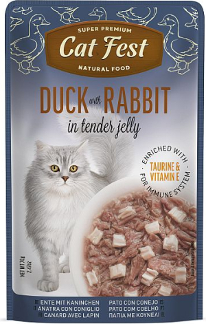 CatFest Duck With Rabbit in Jelly