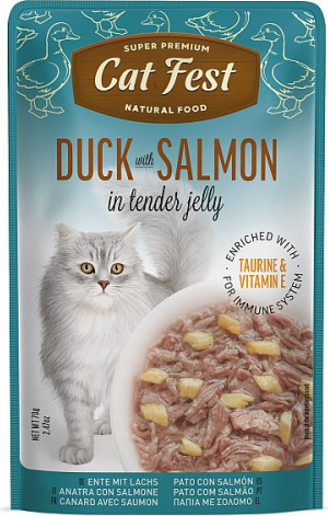 CatFest Duck With Salmon in Jelly