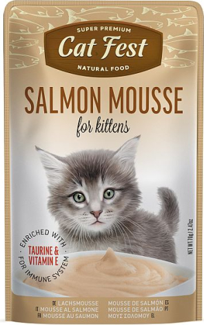 CatFest Kitten Salmon Mousse 70g -