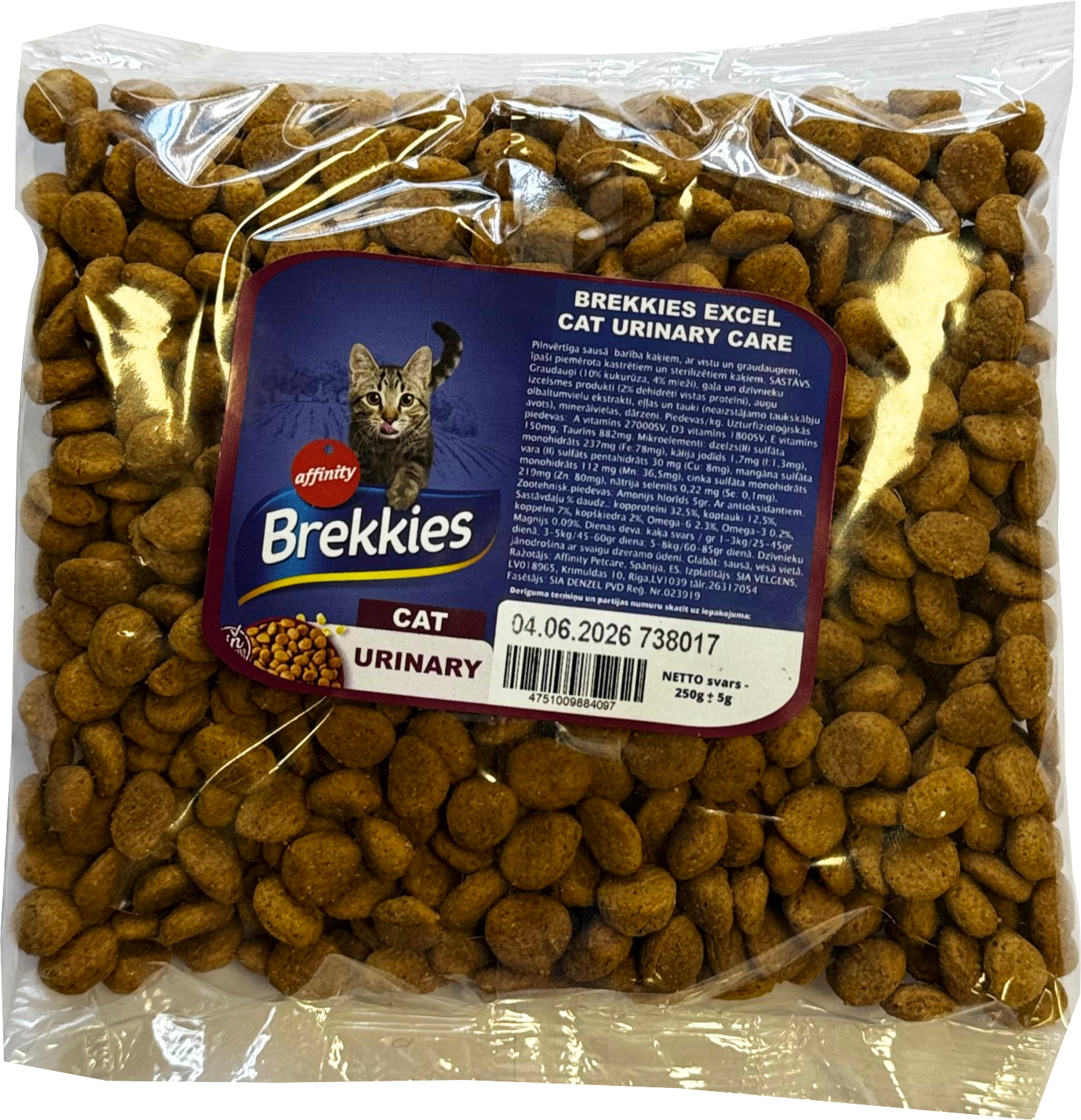Fasētā barība Brekkies Cat Urinary care