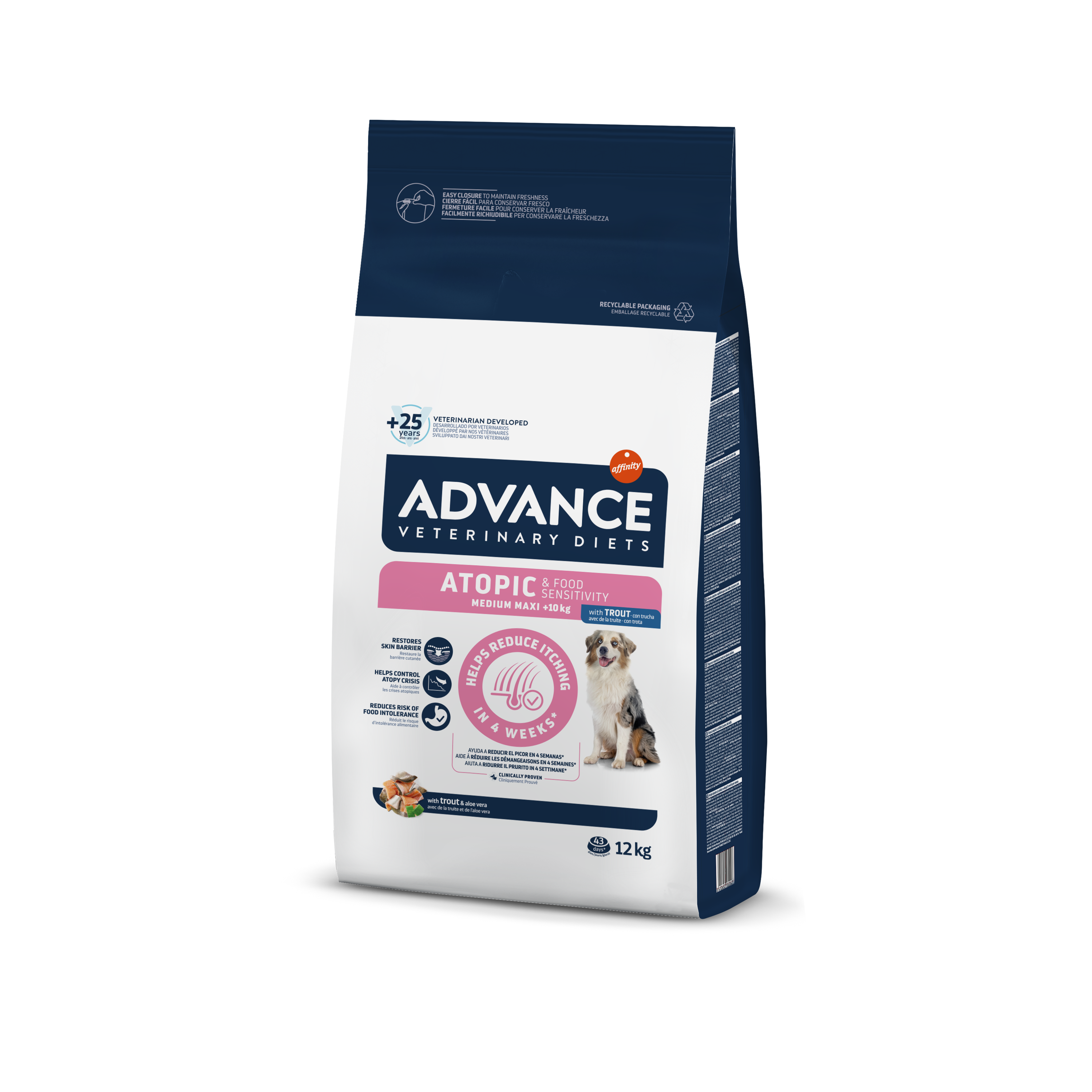 ADVANCE VETERINARY DIETS DOG ATOPIC MEDIUM-MAXI