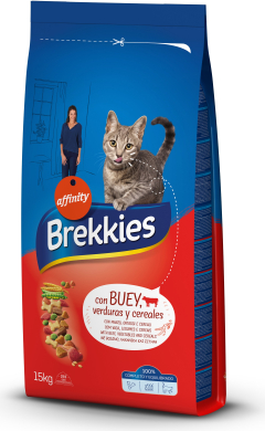 AF BREKKIES cat Beef 15,0kg