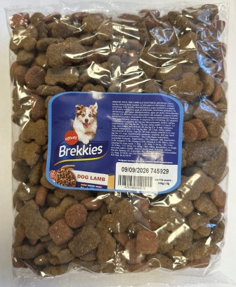 Fasētā barība Brekkies Dog Lamb 0