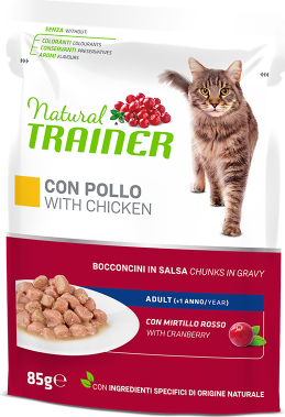 NATURAL TRAINER CAT CHICKEN 85G -