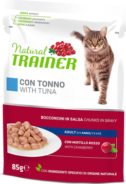 NATURAL TRAINER CAT TUNA 85G -