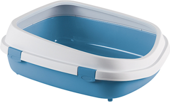 STEFANPLAST Kaķu tualete QUEEN (ziemeļu debesis/balts)