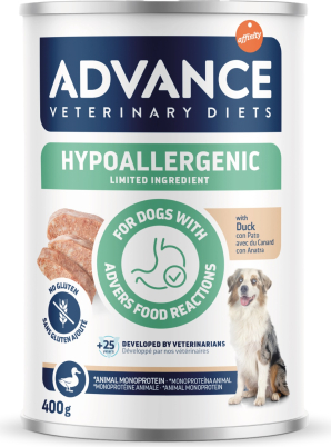 ADVANCE VETERINARY DIET DOG HYPOALLERGENIC DUCK