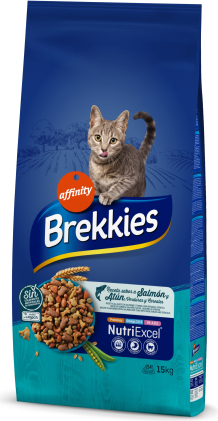 BREKKIES cat Salmon 15,0kg -
