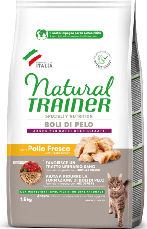NATURAL TRAINER CAT HAIRBALL BOLI DI