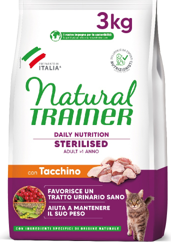 NATURAL TRAINER CAT STERILISED TURKEY 3