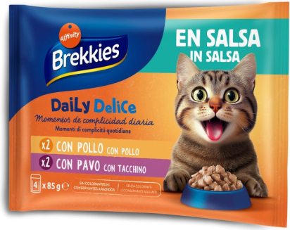 Brekkies Daily Delice Wet Cat Adult