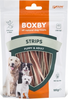 BOXBY STRIPS for DOGS 100G -