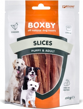 BOXBY SLICES for DOGS 100G -