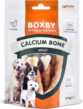 BOXBY CALCIUM BONE 100g - papildbarība