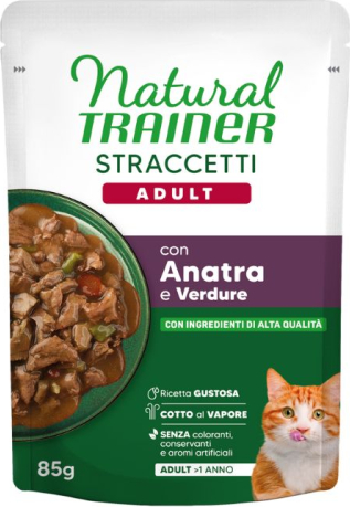NATURAL TRAINER WET CAT ADULT DUCK