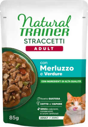 NATURAL TRAINER WET CAT ADULT COODFISH