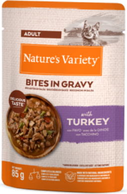 NATURE`S VARIETY Cat Bites in Gravy