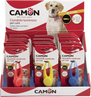 Camon Silikona luminiscējošā signālzīme suņiem 8cm