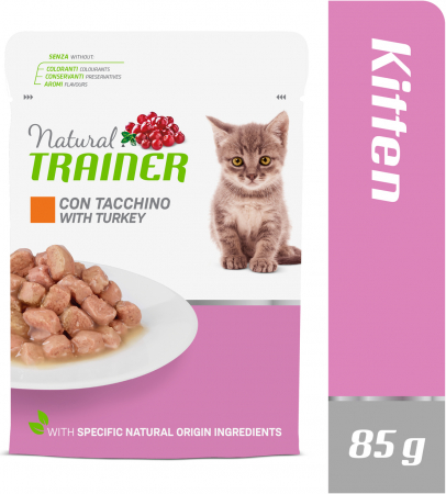 NT CAT KITTEN&JUNIOR TURKEY 85G -
