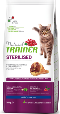 NT STERILISED ADULT DRY-CURED HAM&PEA 10KG