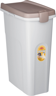Stefanplast Konteiners barībai 40l balts ar