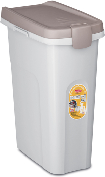 Stefanplast Konteiners barībai 25l balts ar