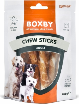 BOXBY CHEW STICKS WITH CHICKEN&BEEF 325gr