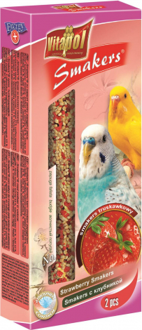STANDARD Smakers strawberry for budgie 2pcs
