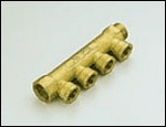 Kolektors 1x1/2"F 3-ceļu misiņa