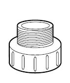 Adapteris MF ACME1"1/2x1"1/4