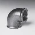 Čuguna līkums 1/2" 90° FF, cinkots