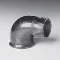 Čuguna līkums 1/2" 90° MF, cinkots