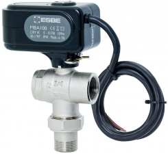 Lodveida ventilis ar piedziņu MBA135 230V