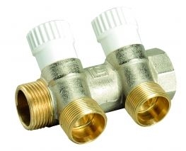 Kolektors 3/4"xM(24x19) CP432 2-ceļu, ar