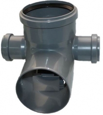 Likums DN110/90°,2 atzari DN50 90°