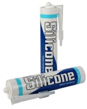 Sanitārais silikons 300ml balts, Unipak