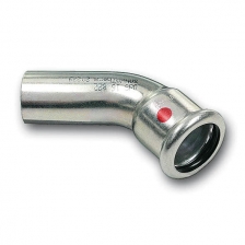 SANHA-Therm cinkota tērauda līkums 45G MF