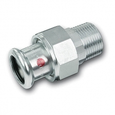 SANHA-Therm cinkota tērauda saskrūve 22x3/4"M
